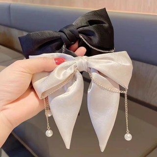 Kẹp Tóc Hình Nơ Lớn Phong Cách Hàn Quốc Cho Nữ