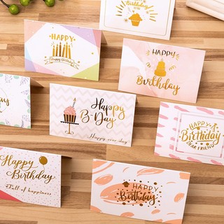 Thiệp chúc mừng sinh nhật Dập nóng Thiệp tin nhắn Thiệp bó hoa