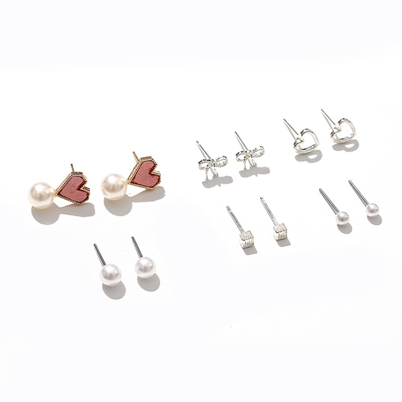 Bộ 12 Bông tai / Khuyên Tai Thời Trang Đơn Giản Tinh Tế Dùng Được Trong Một Tuần Thích Hợp Làm Quà Tặng