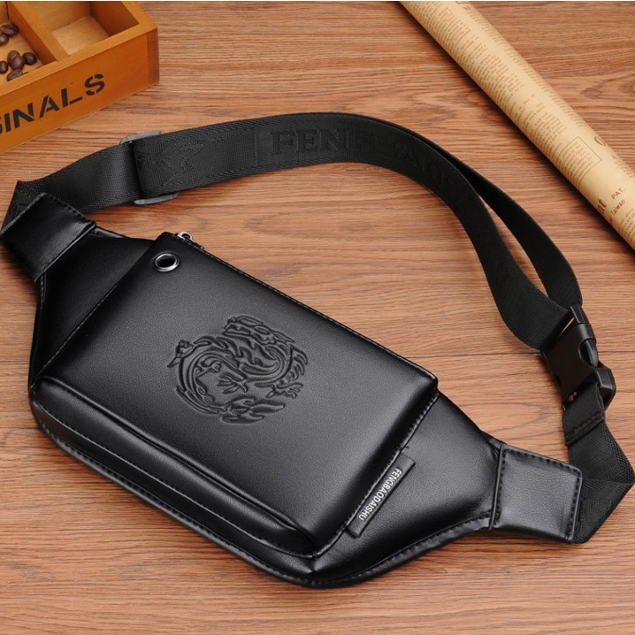Túi Da pu Đeo Chéo Ngực Thời Trang Cho Nam fna339