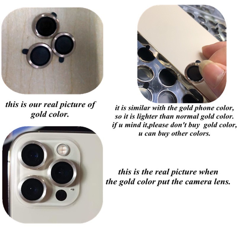 1 Khung Kim Loại Bảo Vệ camera Cho iphone 15 14 13 12 11 pro max 13 12