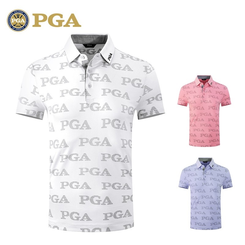 Áo Thun Ngắn Tay In Logo PGA Mẫu Mới 2023 Thời Trang Mùa Hè Dành Cho Nam
