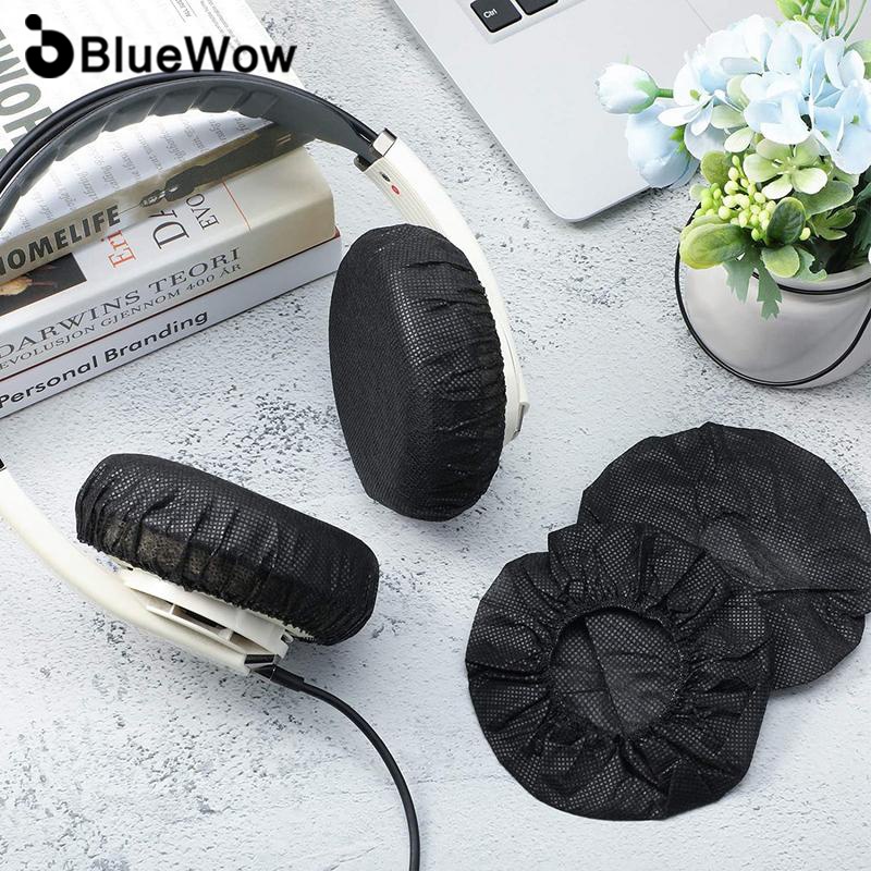 Set 100 miếng bọc tai nghe BLUEWOW bằng vải không dệt thay thế kèm 5~11cm