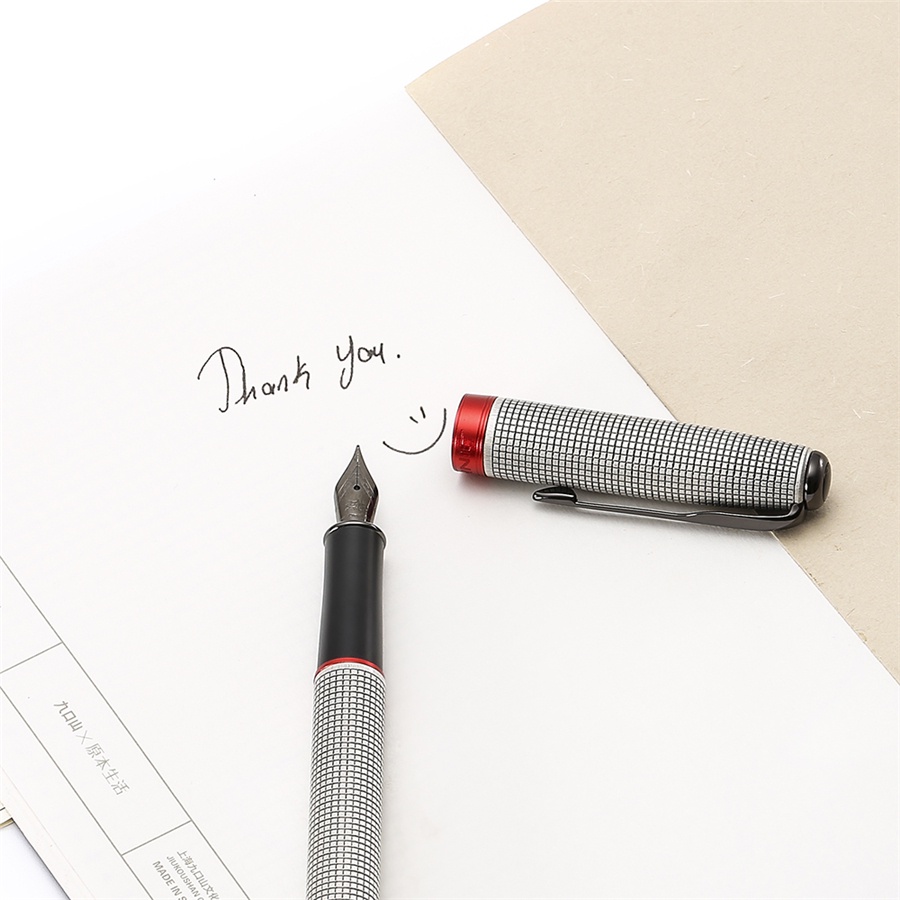 Bút Máy Penlab Jinhao C6488 Ngòi Kim Loại Màu Vàng Đồng Phong Cách Retro