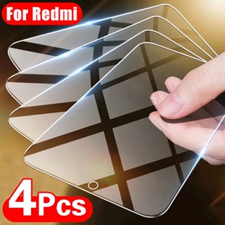 Set 4 Kính Cường Lực 9H Bảo Vệ Màn Hình Cho Xiaomi Redmi Note 12 10 11 9 8 7 Pro 9A 9C 8A 7A Redmi Note 10 9 10S 8 7 8T