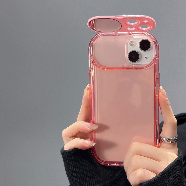 Ốp Điện Thoại Mặt Gương Đơn Giản Chống Sốc Cho iPhone 14 13 12 11 Pro Max XS XR X 8 7 Plus