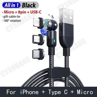 Dây Cáp Sạc Nhanh Nam Châm Cổng Micro USB C