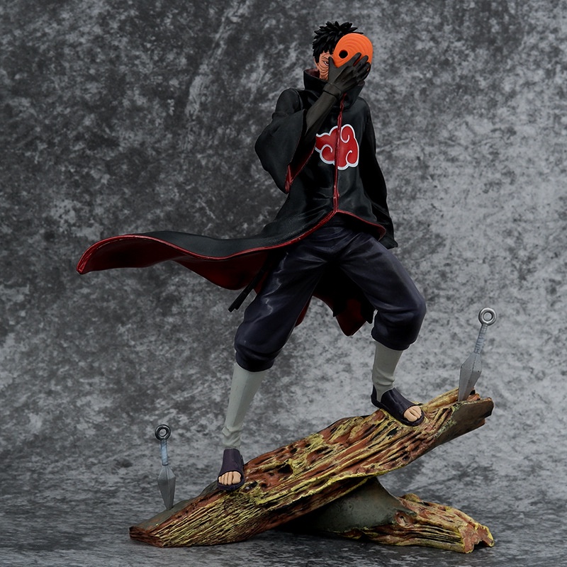 Mô hình Hokage GK Uchiha Obito - Naruto kèm đầu có thể thay đổi đầu -26cm đồ trang trí mô hình
