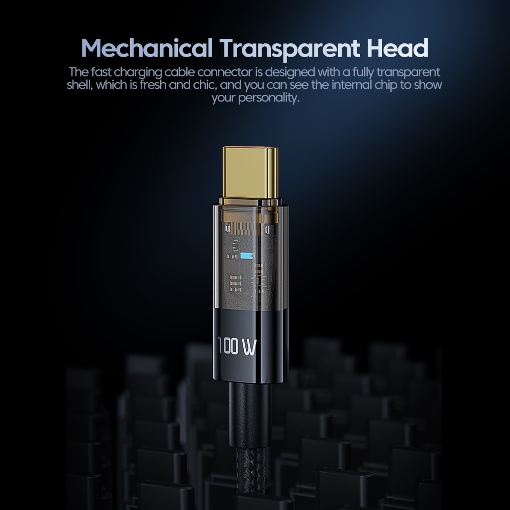 Dây Cáp Sạc Nhanh 100W USB Type C 20W 12W 6A 5A 3A 2.4A Cho Android / Máy Tính Bảng / Laptop