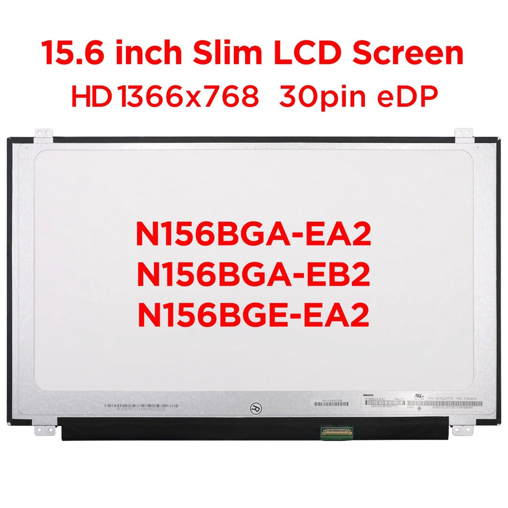 Màn hình LCD máy tính xách tay mỏng 15,6 "N156BGA-EA2 vừa vặn N156BGA-EB2 N156BGE-EA2 B156XTN07.1 N1