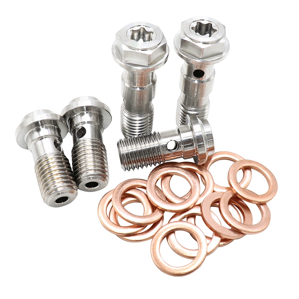 Ốc Vít Phanh M10X1.0MM / 1.25MM Bằng Inox 304 Chuyên Dụng Cho Xe Mô Tô Honda Yamaha Kawasaki Suzuki