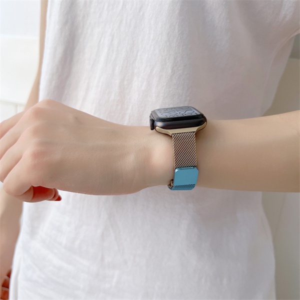 Dây Đeo Đồng Hồ Chống Nước Màu Gradient Mẫu Mới Dành Cho iWatch 7 / 6 / 5 / 4 / 3 / 2 / 1 / SE 38 / 40 / 41 / 42 / 44 / 45