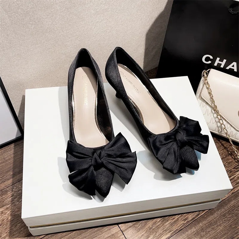 Giày Cao Gót Mũi Nhọn Thời Trang Mới 2023 Cho Nữ Size 33-42