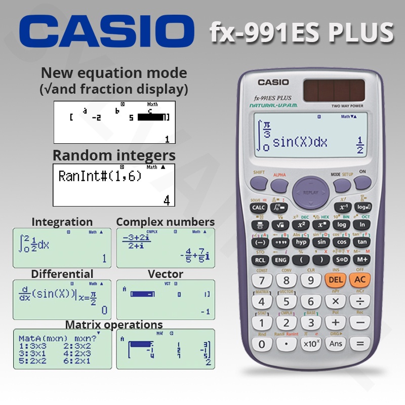 Máy Tính Cổ Điển Casio FX-991es