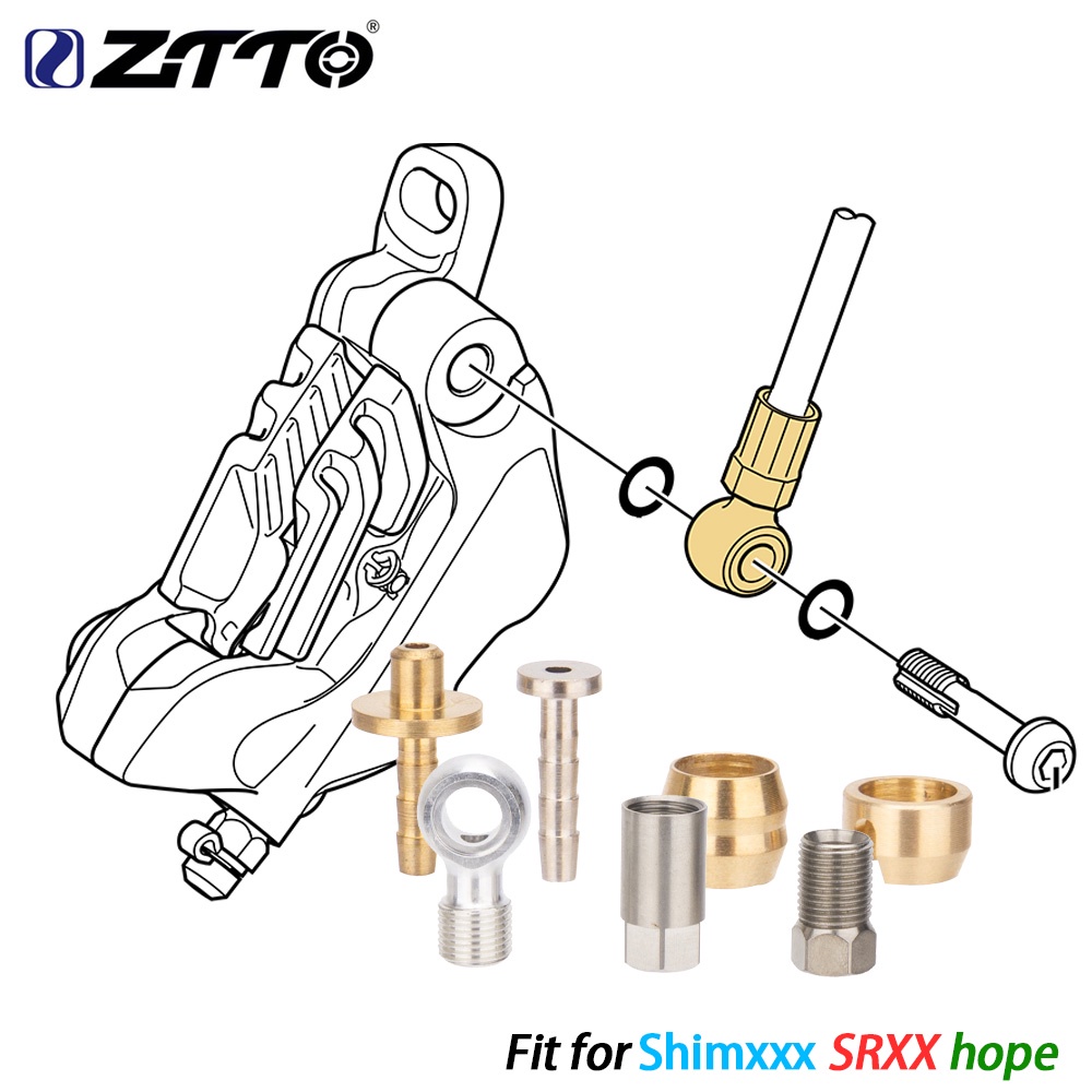 Ztto Đầu Nối Đĩa Phanh Thủy Lực BH90 Bằng Đồng Chuyên Dụng Rh59 Tech3 M8100 MT200 M5100 M9020