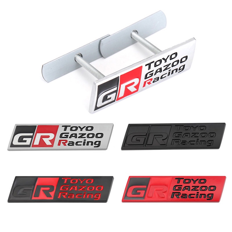 Miếng Dán Trang Trí Xe Hơi In Chữ GR Gazoo Racing for Toyota HV Yris GRMN GR Sport RZ RC RS Prius Lexus Harrier