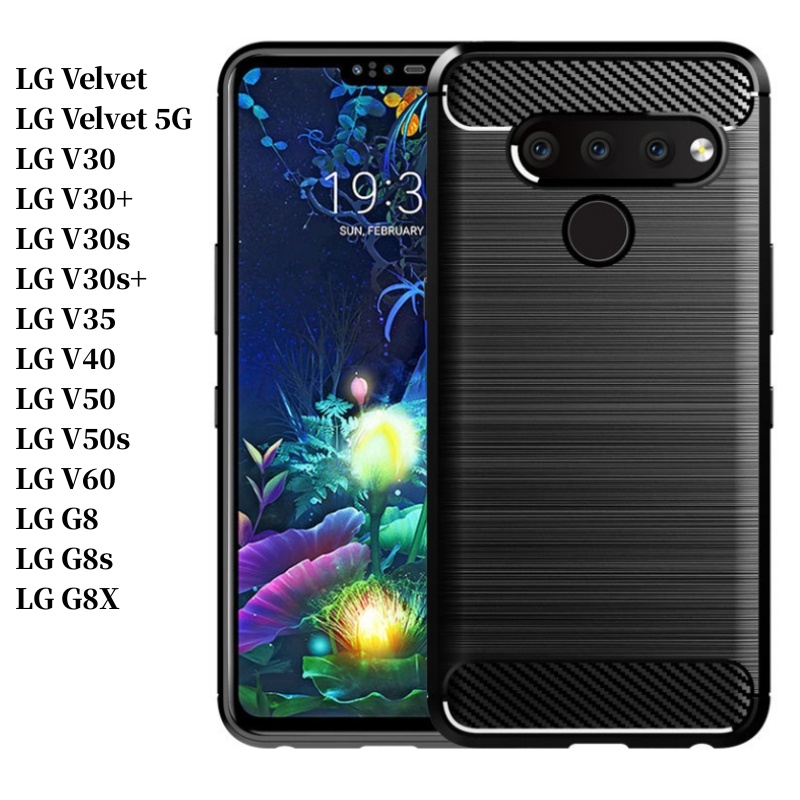 Ốp Điện Thoại Mềm Cho LG Velvet 5G V60 V50 V40 V35 V30s Plus ThinQ G8 G8s G8X ThinQ V30 Plus