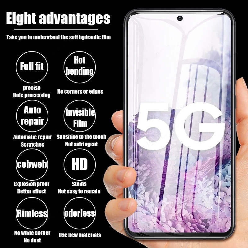 Miếng Dán Bảo Vệ Màn Hình HD Hydrogel Cho Samsung S21 S23 S22 Ultra S23 Plus Galaxy Note 20 Ultra S20 FE