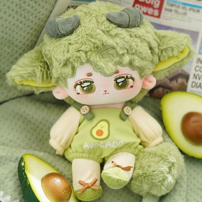 Búp Bê Nhồi Bông Cotton Hình Quả Bơ / Cừu Đáng Yêu Dành Cho Trẻ 20cm