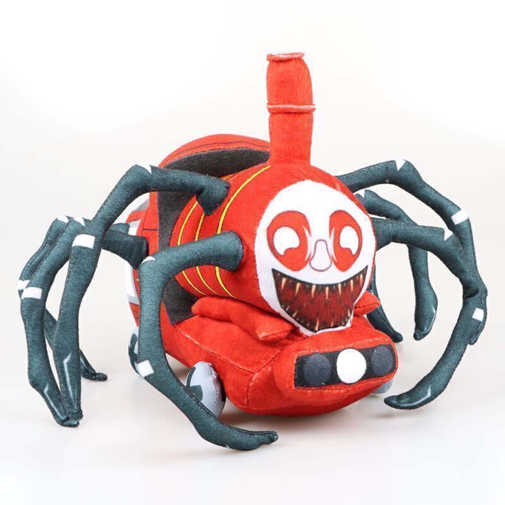 22cm Choo-Choo Charles Plush Toy Horror Game Stuffed Doll Soft Spider Train For Kids Gift