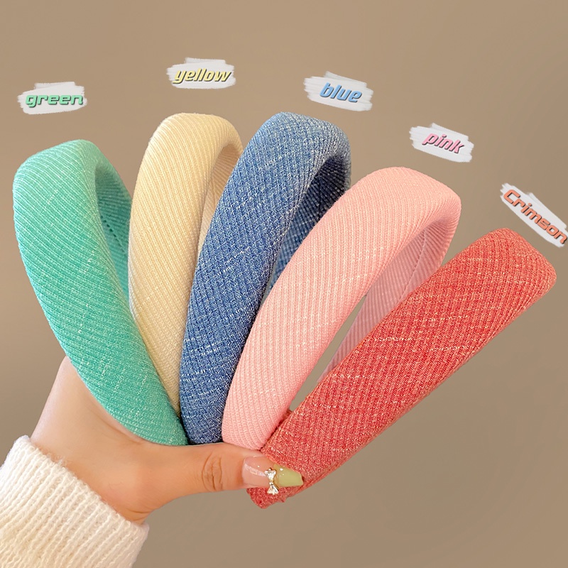 Băng đô cài tóc rửa mặt Màu Sắc Ngọt Ngào Thời Trang Cho Nữ