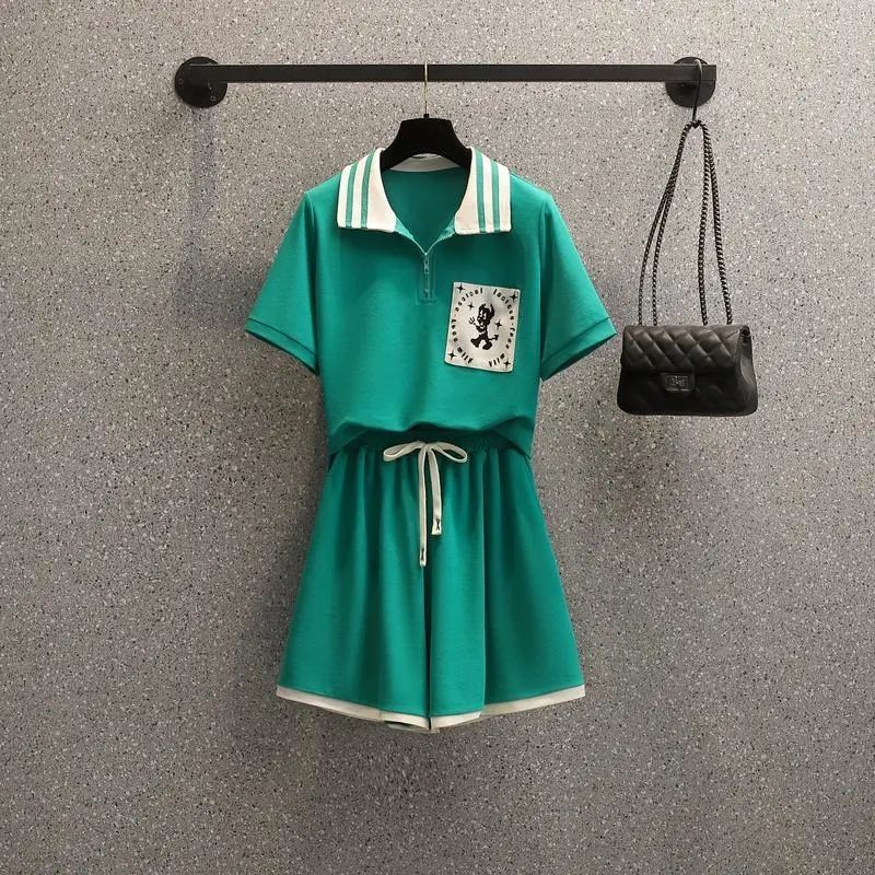 Set Đồ Thể Thao Plus Size Thời Trang Mùa Hè 2023 Cho Nữ