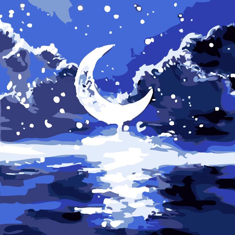 KLdfgt 20*20Tranh tô màu tranh số hoá anime tranh tô màu nước tranh vẽ theo so Tranh tô màu theo số Tranh tô màu số hoá Tranh số hoá Tranh sơn dầu số hoá Tranh sơn dầu Tranh tô màu nước