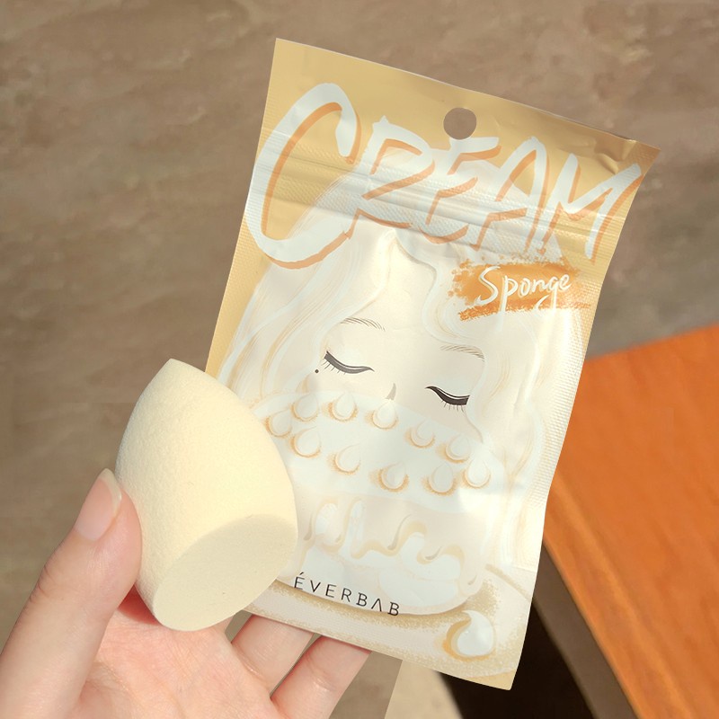 Everbab Set 2 Mút Trang Điểm Ướt Và Khô Hình Viên Kim Cương