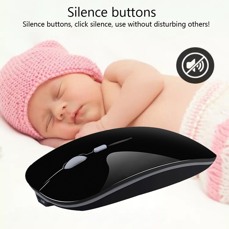 Chuột Chơi Game Không Dây Cấu Hình Thấp Yên Tĩnh Một Chế Độ Usb Quang Điện 2.4G Dành Cho Windows / Mac/ Android / Ipad