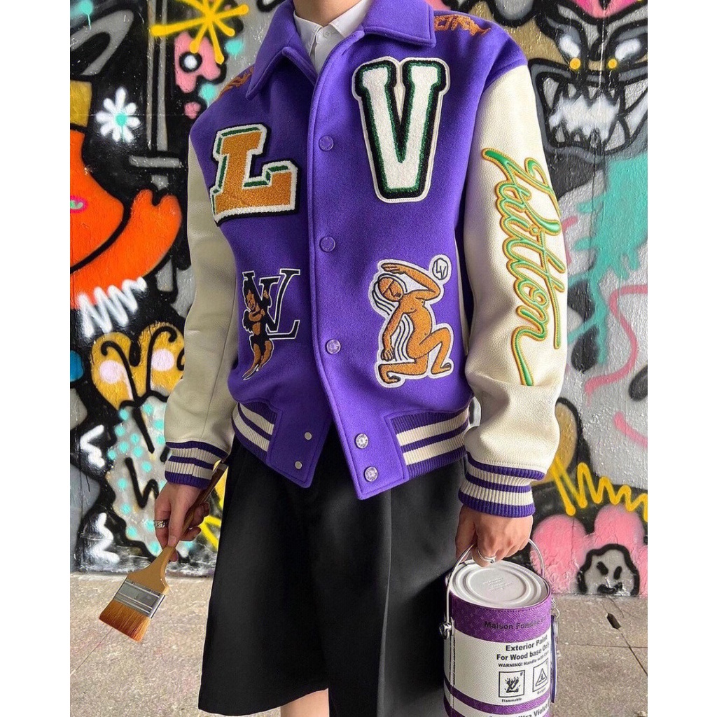 L nam và nữ áo khoác ném bom mới áo khoác thời trang