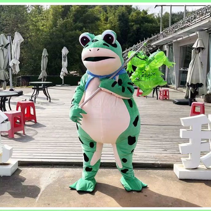 Bộ Đồ Hóa Trang Búp Bê Ếch Hoạt Hình Vui Nhộn