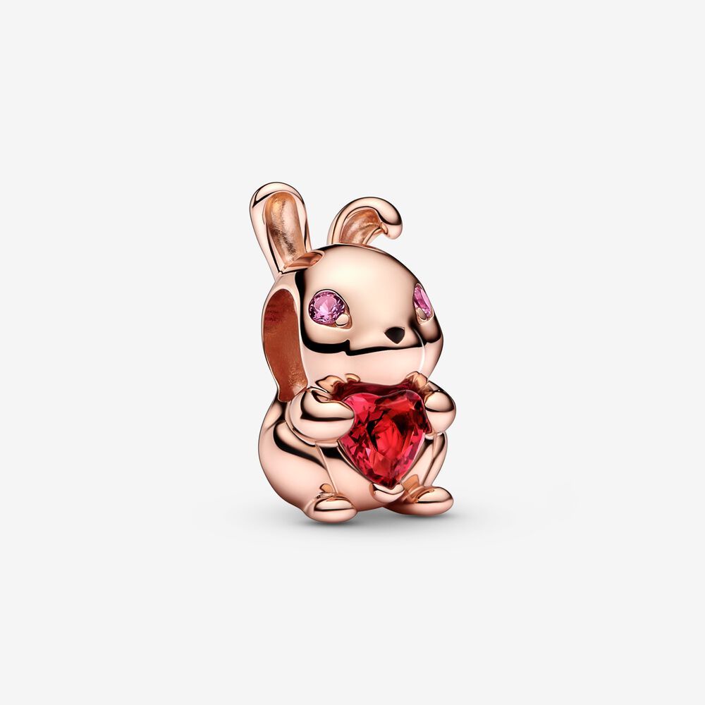 Phù Hợp Hạt Charm Bạc 925 Hình Thỏ Tự Làm Trang Sức