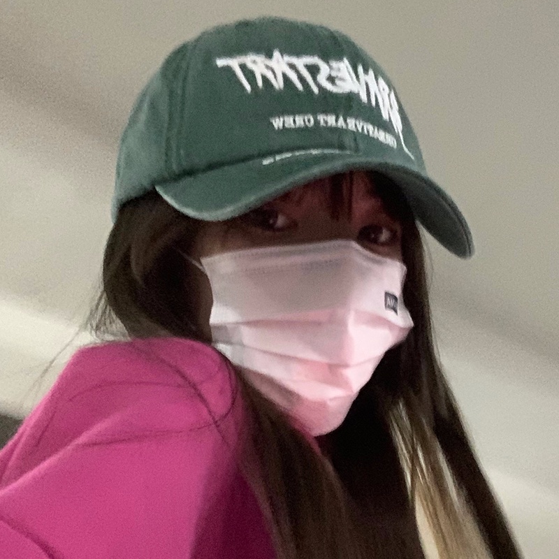 Mũ Lưỡi Trai Mềm Thêu Chữ Phong Cách Đường Phố Mới Cho Nữ