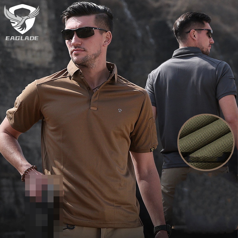 Áo thun EAGLADE ZG-SG058 phong cách thể thao nhanh khô thoáng khí thời trang dành cho nam cỡ S-2XL