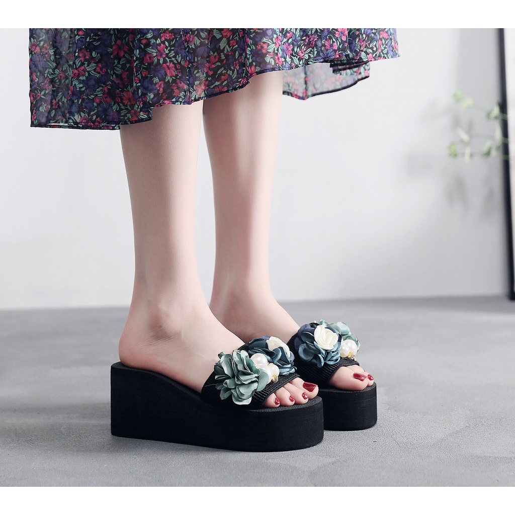 Dép nữ đính đá thời trang Âu Mỹ |