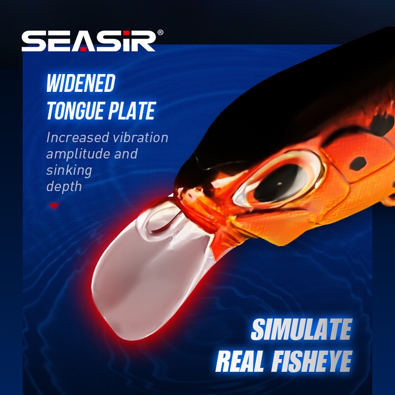 SeaSir Mồi Câu Cá Giả Hình Sao Băng 3.5g Dài 5cm