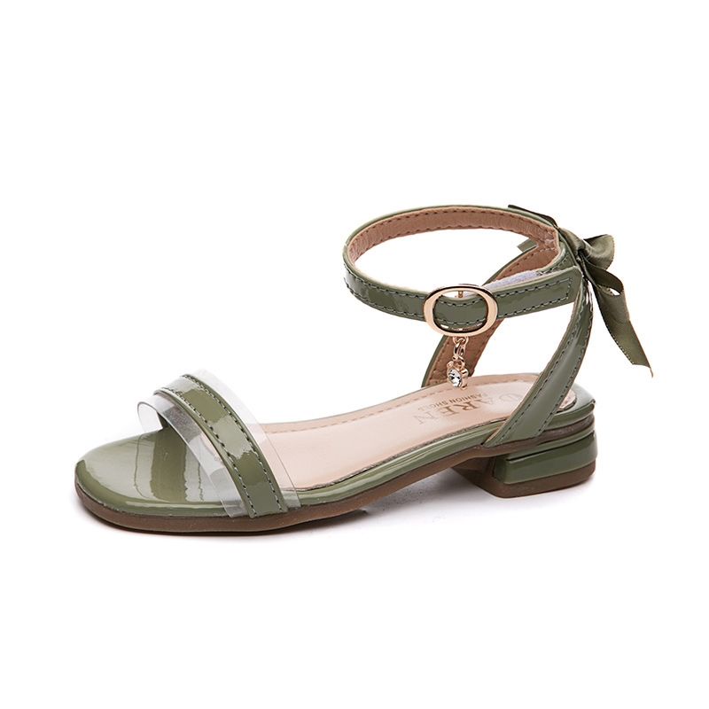 Xăng đan Công Chúa Bằng Da Đế Mềm Thời Trang Mùa Hè Hàn Quốc 2023 Dành Cho Bé Gái