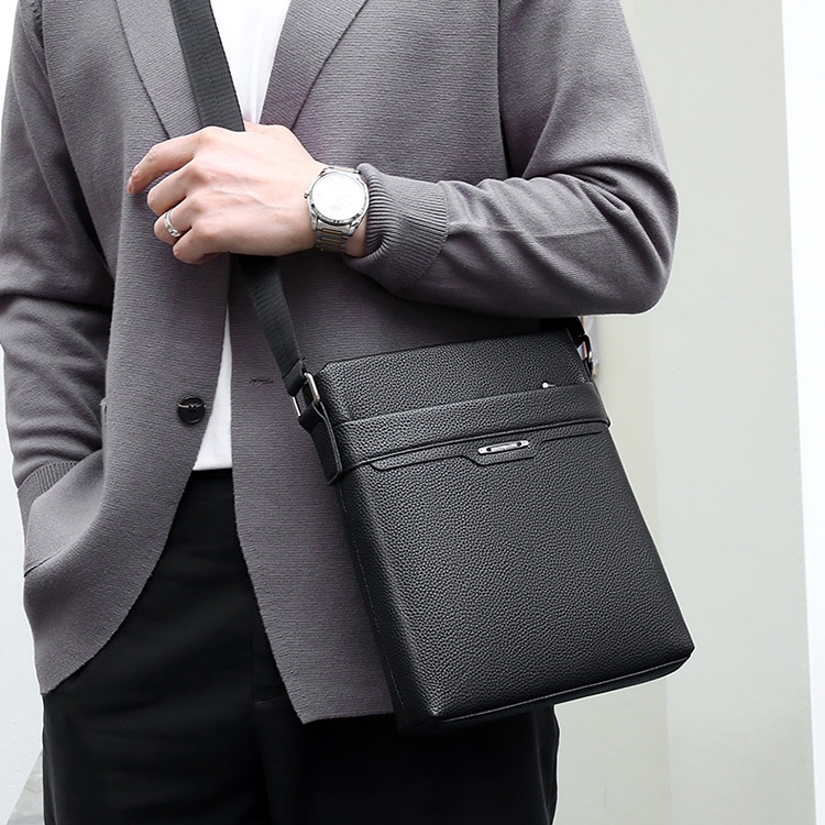 Túi Đeo Chéo Da pu Phong Cách Doanh Nhân Thời Trang Mới Cho Nam zc256