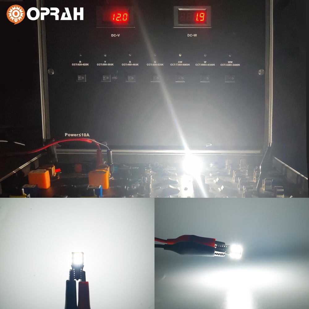 Set 2 Đèn LED T10 W5W 4014 24SMD Siêu Sáng Gắn Biển Số Xe Ô Tô / Mô Tô
