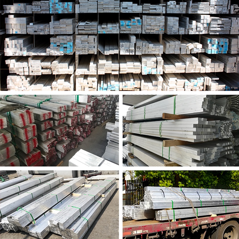 Thanh Vuông Trơn Bằng Nhôm Dày 6mm Dài 300mm 500mm 6 10 12 15 20 25 30 35 40 45 50 55 60mm 6061