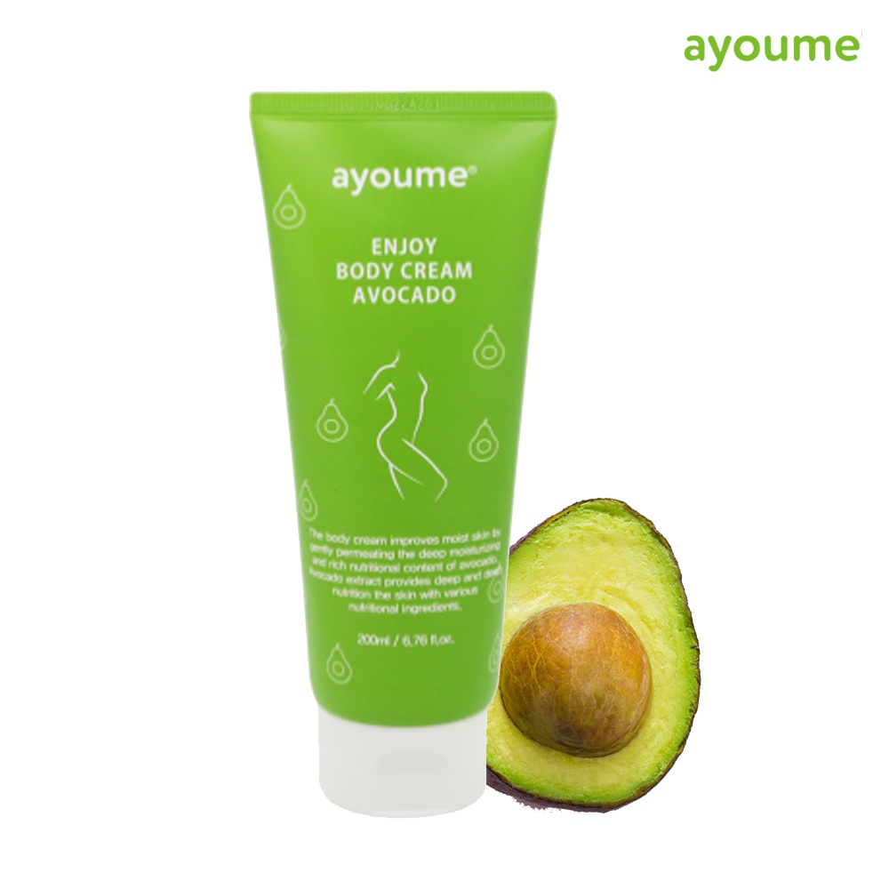Kem Dưỡng Thể AYOUME Enjoy Chiết Xuất Bơ 200ml Dưỡng Ẩm Chuyên Sâu Cho Da