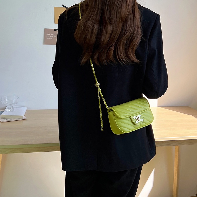 Túi Đeo Chéo Dây Xích Dáng Vuông Nhỏ Thời Trang Cao Cấp Cho Nữ