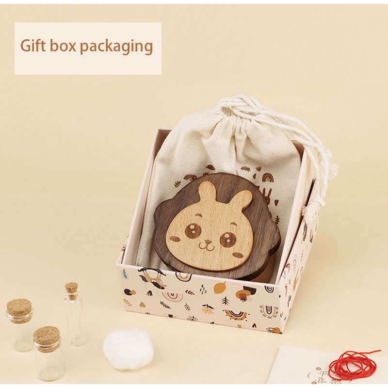 Lanugo Hộp Đựng Dây Rốn Sưu Tầm Nút Bụng Hình Hổ Hoàng Đạo Quà Tặng Năm Mới Sinh