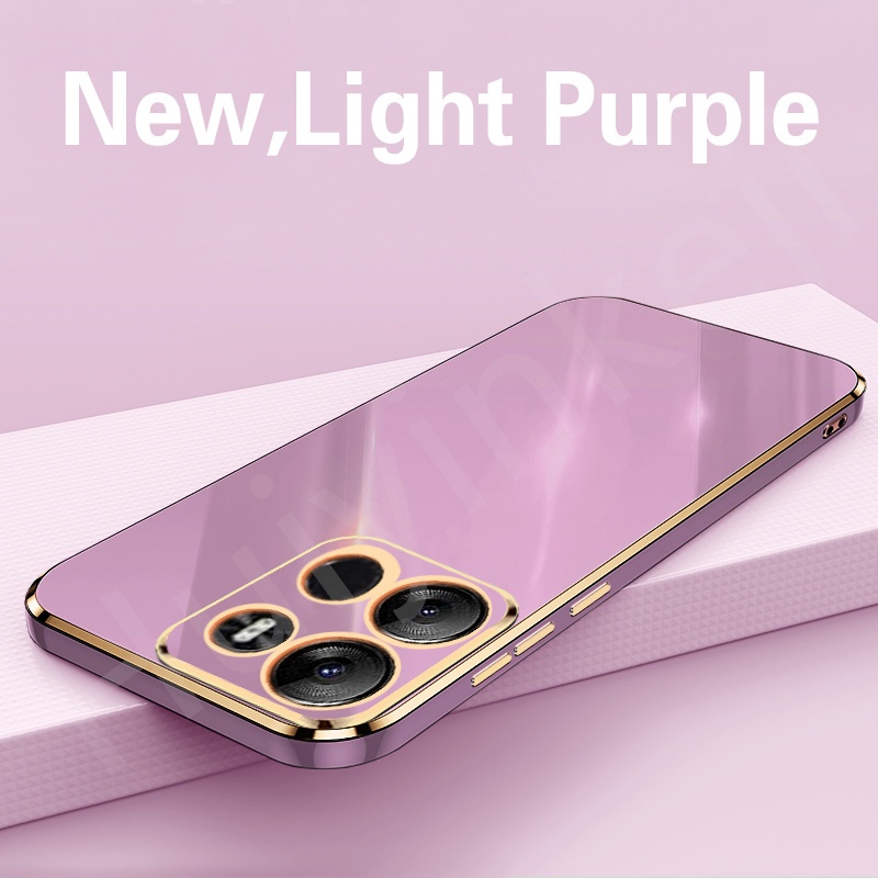Ốp Điện Thoại Silicone TPU Mềm Mạ Điện Cho Tecno Spark Go 2023