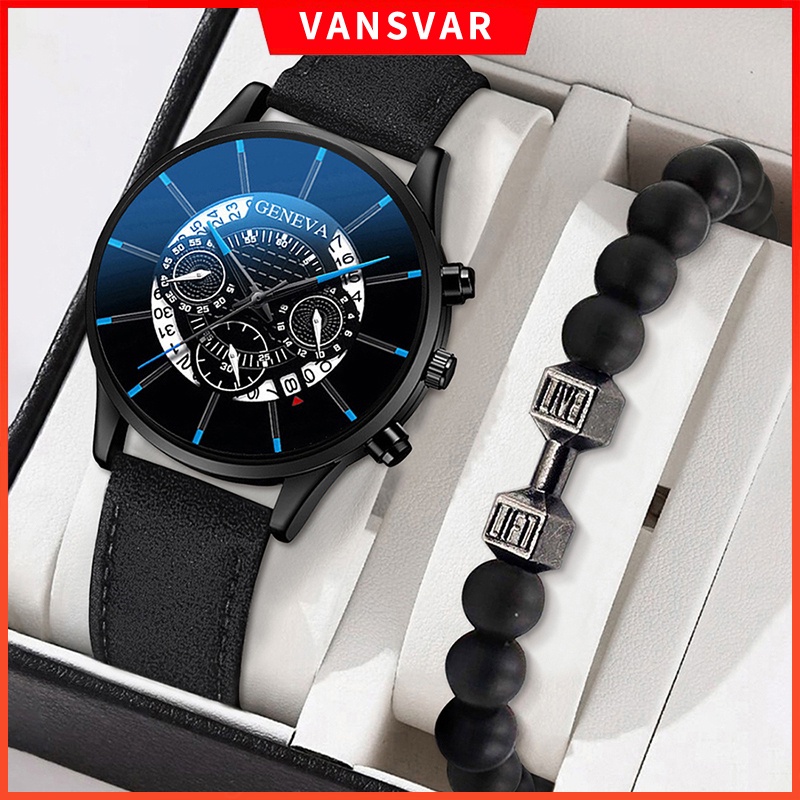 Đồng Hồ Geneva Dây Da Thời Trang Công Sở Cho Nam | BigBuy360 - bigbuy360.vn