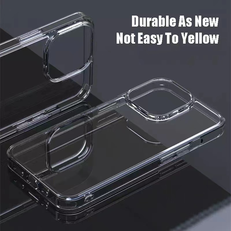 Ốp Điện Thoại Kính Cường Lực Cứng Trong Suốt Ốp Lưng Cho iPhone 14 Pro Max 14 plus 13 Pro max 12 11 Pro XS Max 13 Mini X XR 7 8 Plus SE2020