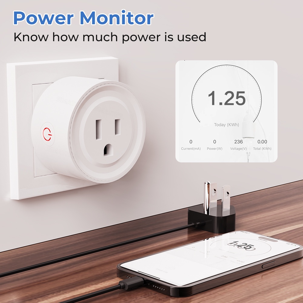 GOOGLE Phích Cắm Điện Thông Minh 20a / 16a wifi tuya Phích Cắm us