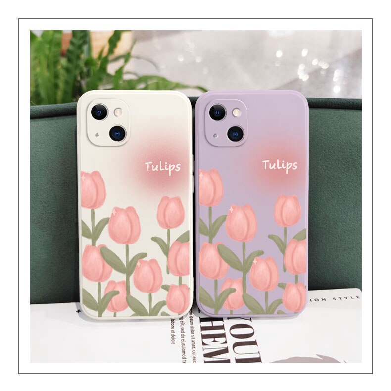 Ốp Điện Thoại Hình Hoa Tulip Cho Vivo 1601 1602 1814 1606 1609 1610 1611 1612 1724 1801 1901 1902 1903 1904 1906 1907 1909 1915 193 193 1939