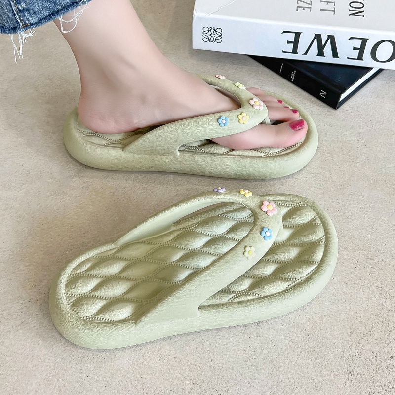 Dép tông nữ mùa hè mặc ngoài chống trượt đế dày