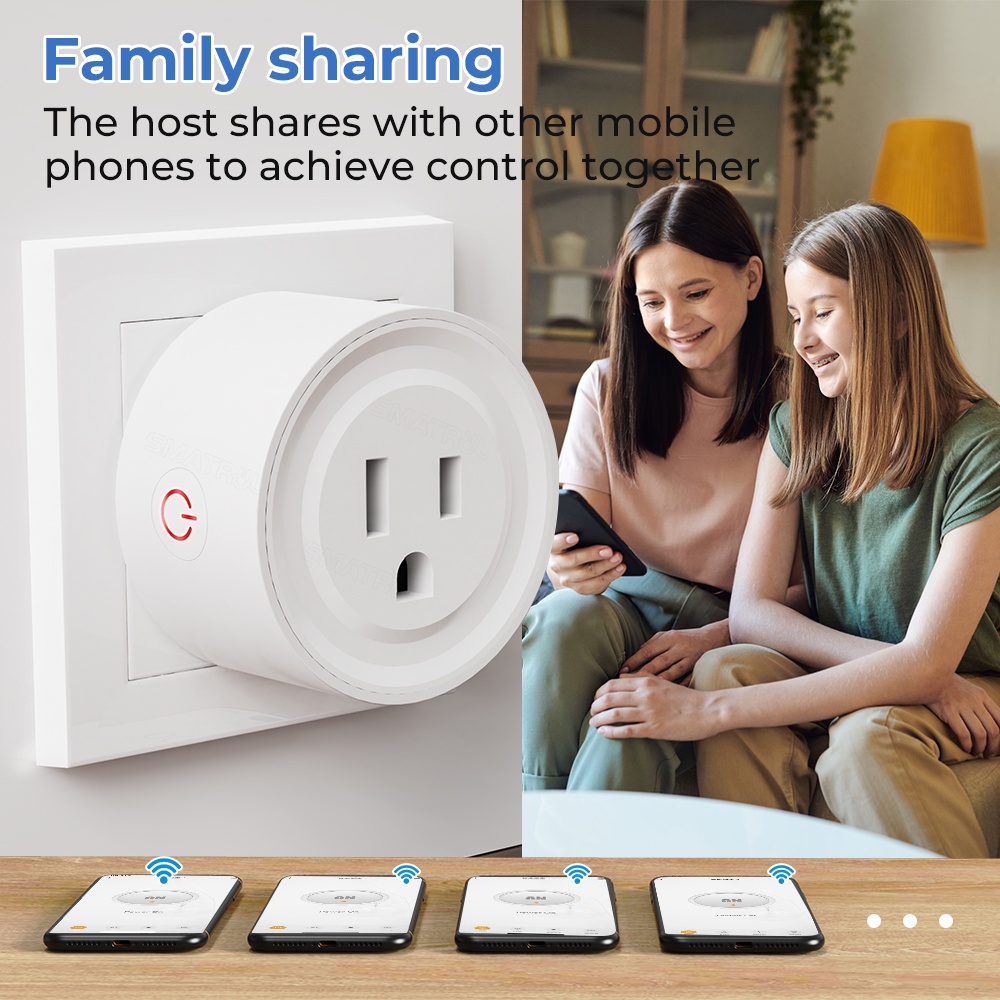 GOOGLE Phích Cắm Điện Thông Minh 20a / 16a wifi tuya Phích Cắm us